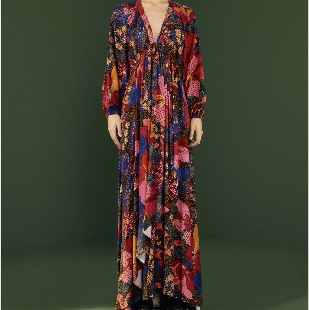 Farm Rio Maxi Dress Size Small